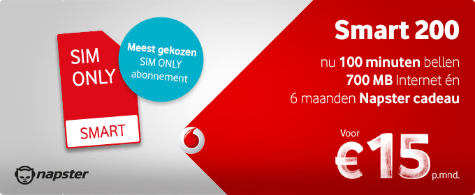 Goedkoopste sim only Vodafone